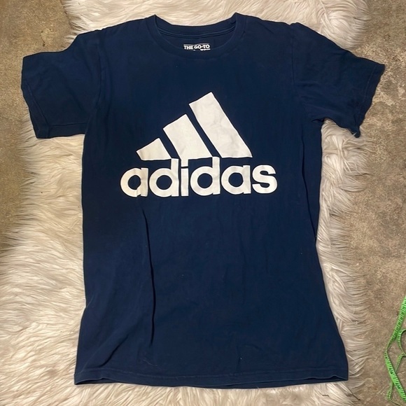 ADIDAS Navy Blue Casual TShirt‎ - Picture 1 of 4